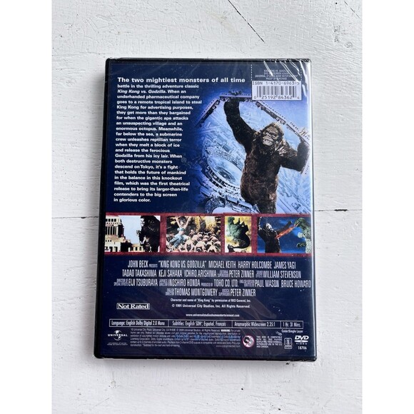 King Kong Vs Godzilla DVD Tadao Takashima NEW - Picture 2 of 2